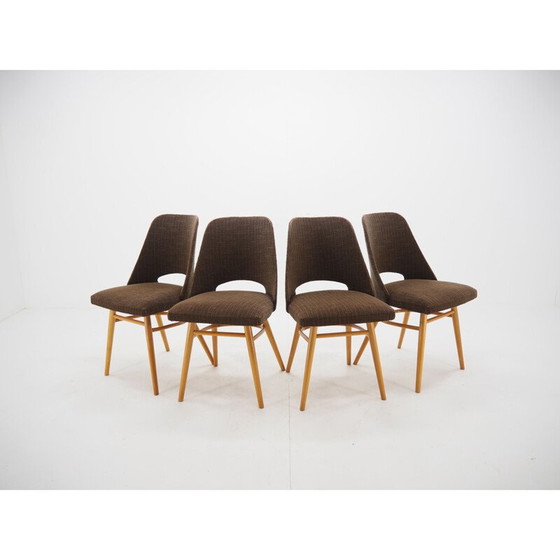Image 1 of Set van 4 vintage eetkamerstoelen, Ton door Oswald Haerdtl Expo 58 1950