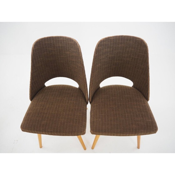 Image 1 of Set van 4 vintage eetkamerstoelen, Ton door Oswald Haerdtl Expo 58 1950