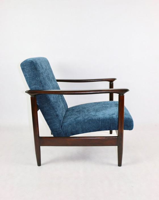 Image 1 of Blue Ocean Gfm-142 Fauteuil Toegeschreven aan Edmund Homa, 1970S - Set van 2 Fauteuils