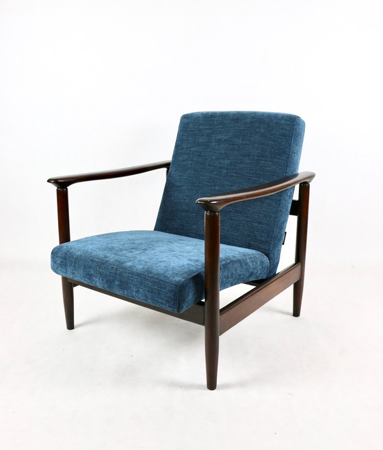 Image 1 of Blue Ocean Gfm-142 Fauteuil Toegeschreven aan Edmund Homa, 1970S - Set van 2 Fauteuils