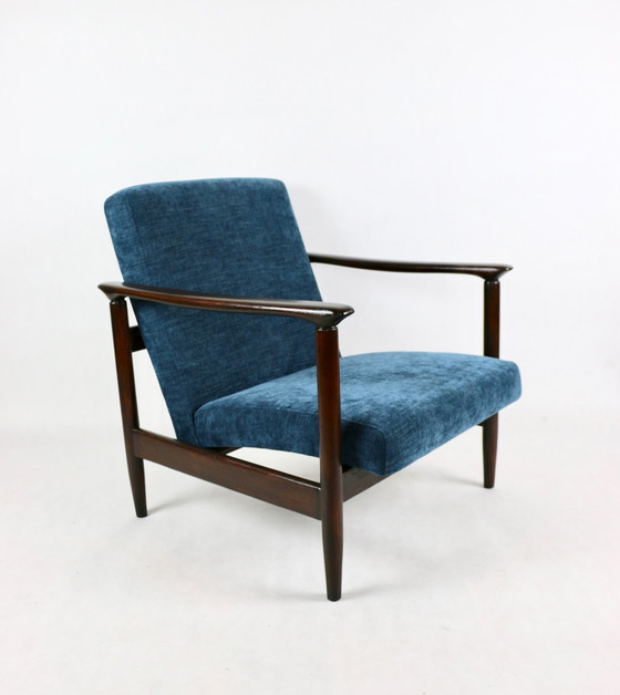 Image 1 of Blue Ocean Gfm-142 Fauteuil Toegeschreven aan Edmund Homa, 1970S - Set van 2 Fauteuils