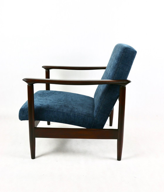 Image 1 of Blue Ocean Gfm-142 Fauteuil Toegeschreven aan Edmund Homa, 1970S - Set van 2 Fauteuils