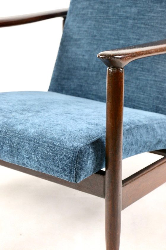 Image 1 of Blue Ocean Gfm-142 Fauteuil Toegeschreven aan Edmund Homa, 1970S - Set van 2 Fauteuils