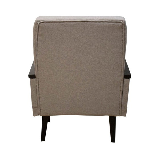 Image 1 of Paar vintage houten fauteuils, België 1960