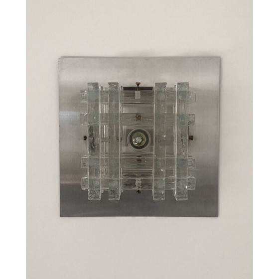 Image 1 of Vintage Murano glazen wandlamp door Albano Poli voor Poliarte, Italië 1970