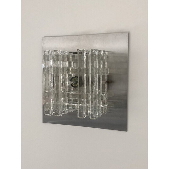 Image 1 of Vintage Murano glazen wandlamp door Albano Poli voor Poliarte, Italië 1970