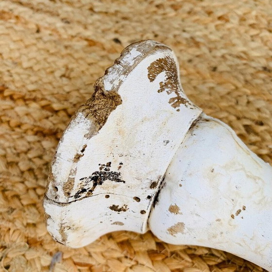 Image 1 of Paar vintage houten kaarsenprikkers