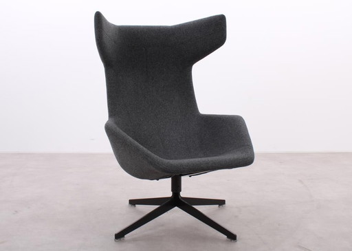 Moroso Take a Line for a Walk fauteuil antraciet