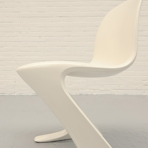 Image 1 of Space Age Ernst Moeckl ‘Z Chair’ Set van 4 eetkamerstoelen