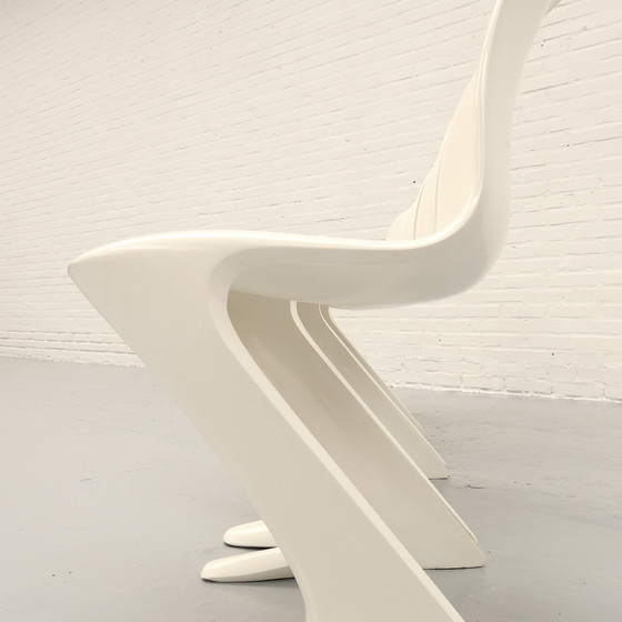 Image 1 of Space Age Ernst Moeckl ‘Z Chair’ Set van 4 eetkamerstoelen