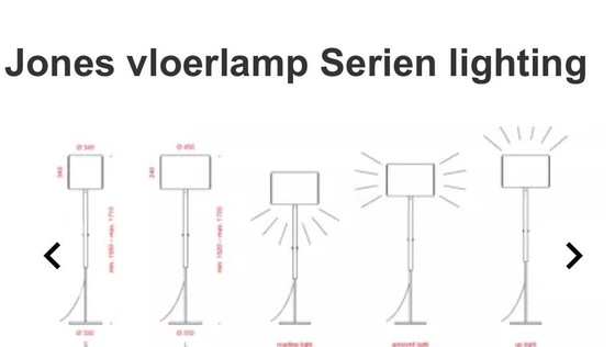 Image 1 of Staande Design Lamp Merk Serien Jones 