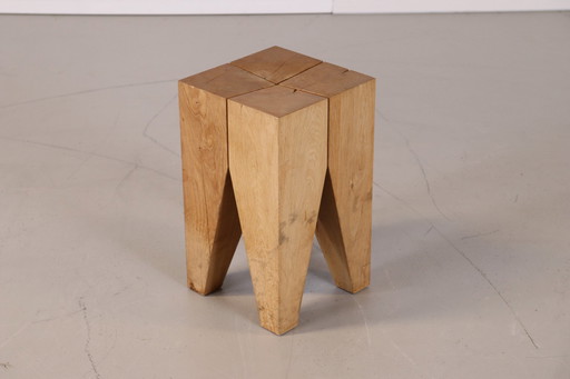 Wooden design stool