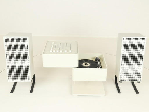 Wega 3300 Model Kubus Stereo Door Verner Panton Met Luidsprekers, Duitsland, 1970S