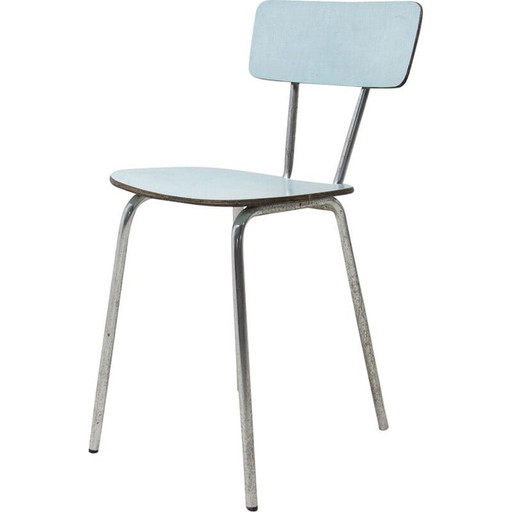 Tsjechoslowaakse vintage gekleurde formica caféstoel, jaren 1960