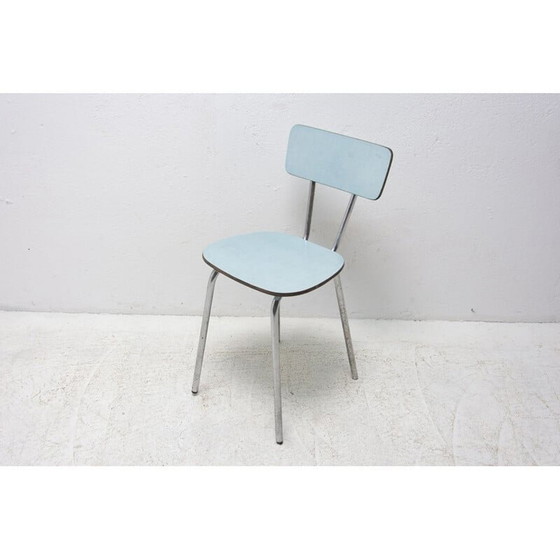 Image 1 of Tsjechoslowaakse vintage gekleurde formica caféstoel, jaren 1960
