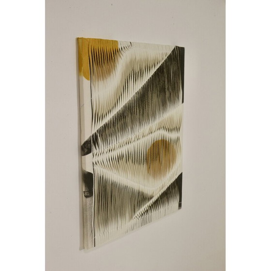 Image 1 of Vintage golf- en reliëfschilderij