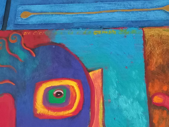 Image 1 of Clemens Briels Acryl Schilderij