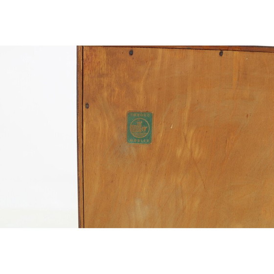 Image 1 of Vintage teakhouten ladekast met laden voor Søborg Møbelfabrik, Denemarken 1950