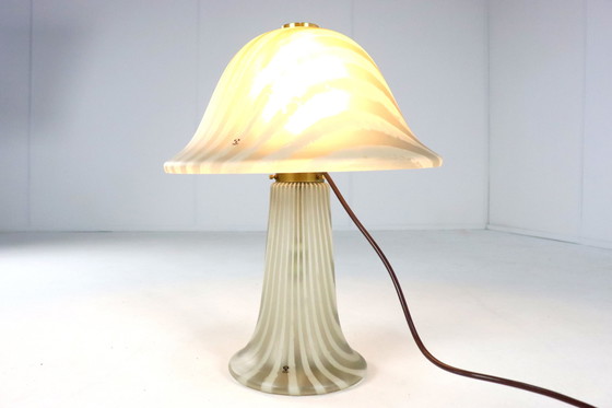 Image 1 of Peill & Putzler Xxl Tafellamp Lamp Glas Vintage