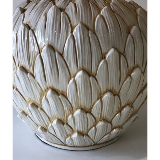 Image 1 of Artisjoklamp van aardewerk, 1970