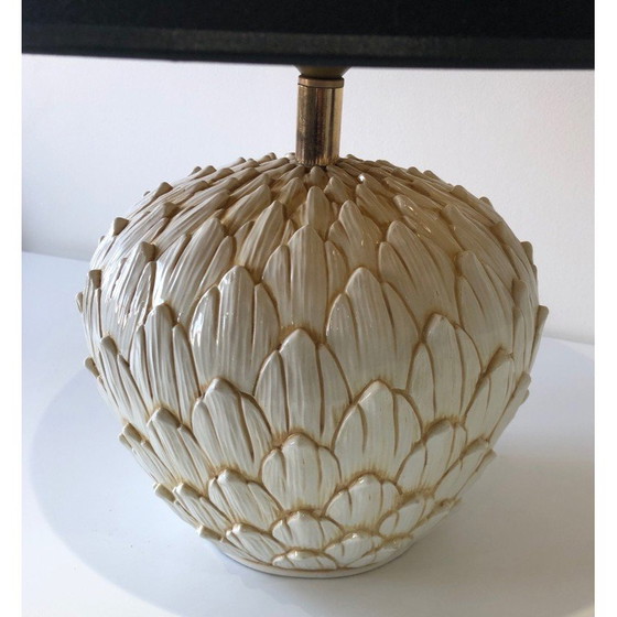 Image 1 of Artisjoklamp van aardewerk, 1970