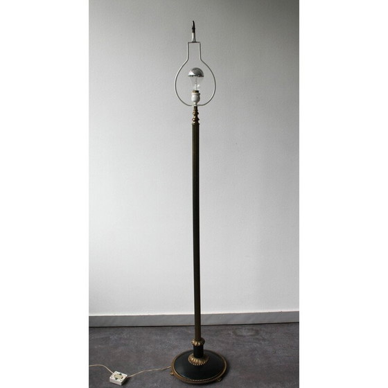 Image 1 of Vintage bronzen vloerlamp