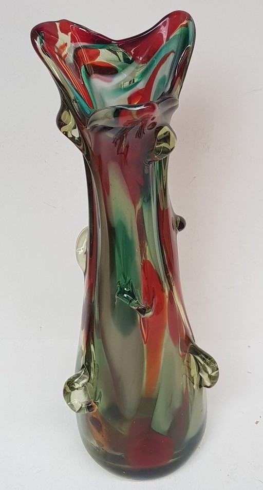 Mid Century Murano glazen vaas