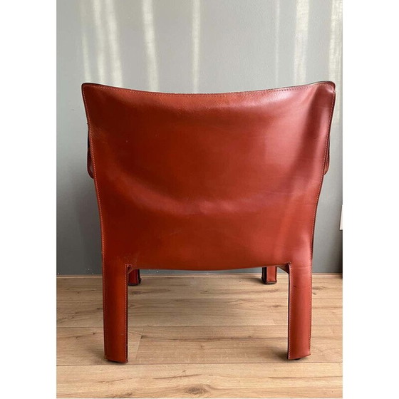 Image 1 of Vintage leren fauteuil van Mario Bellini 1970