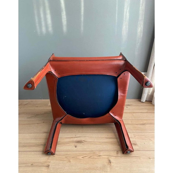 Image 1 of Vintage leren fauteuil van Mario Bellini 1970