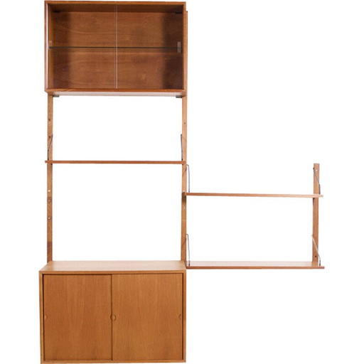 Vintage Royal System modulaire plank in teak van Poul Cadovius, 1958