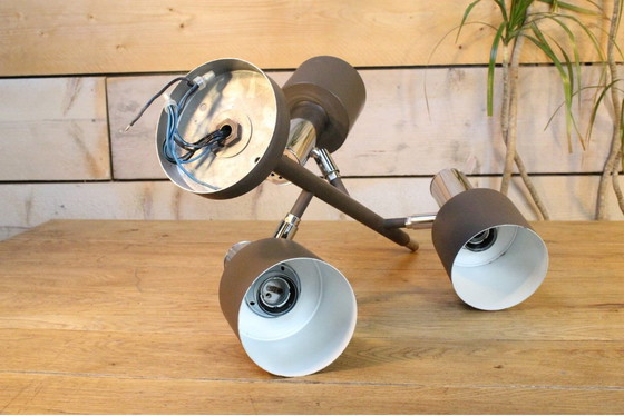 Image 1 of 70S "Omi" Space Age Plafondlamp 3 Verstelbare Spots