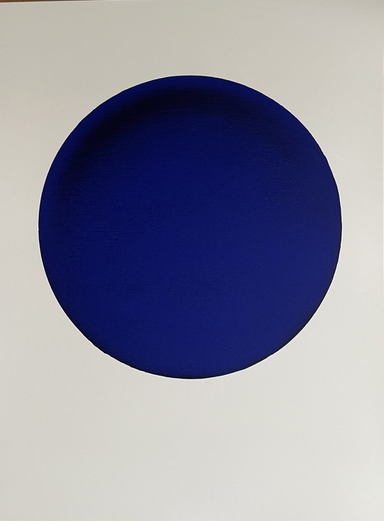 Image 1 of Yves Klein (1928-1962), Disque Bleu, Ikb 54, 1957, Copyright Vg Bild-Kunst, Bonn 1997, Gedrukt in Duitsland