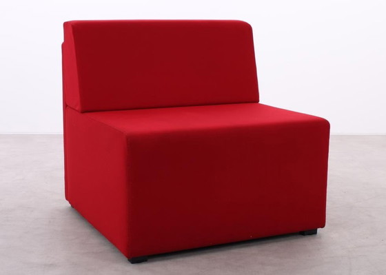 Image 1 of 2X Fauteuil König+Neurath Net.Work.Place Rood