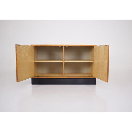 Vintage laag dressoir in teakfineer, 1960