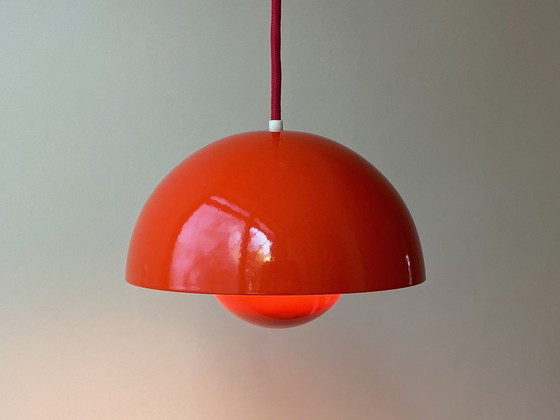 Image 1 of Vintage Verner Panton Bloempot Emalliert Louis Poulsen