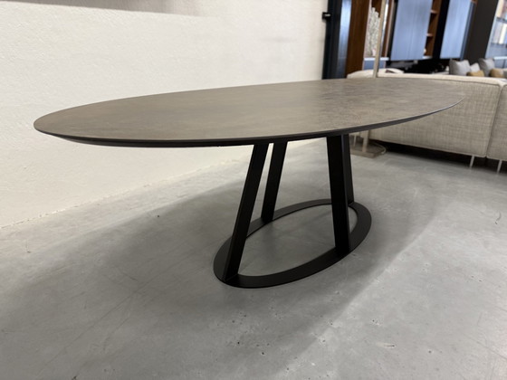 Image 1 of Harvink Fier Eetkamertafel Ovaal 240x120 Iron Moss