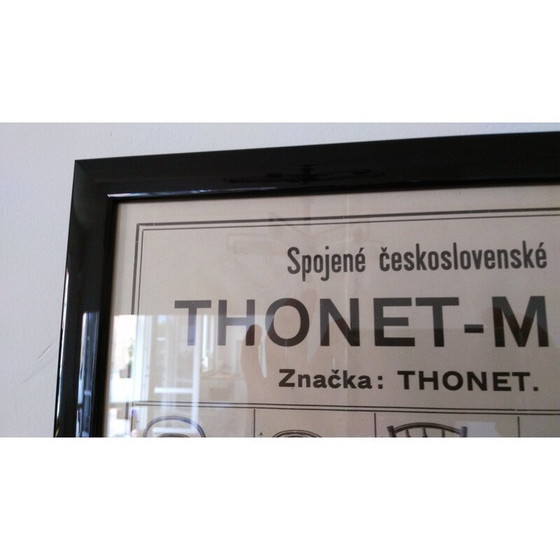 Image 1 of Vintage meubelposter van Thonet, 1930