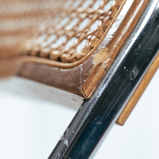 Image 1 of Giancarlo Piretti Anonima Castelli Plia Vouwstoelen, banden, 8, Italië, 1967