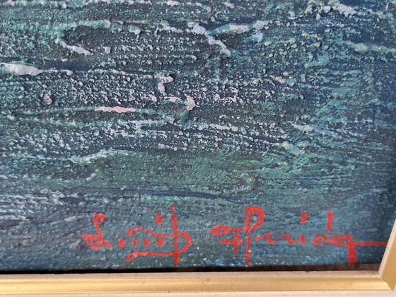 Image 1 of Louis Arride Né En 1936 Port De Méditerranée 