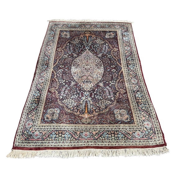 Image 1 of Perzisch Tapijt Keshan142X220Cm - Vintage Vloerkleed