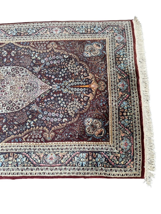 Image 1 of Perzisch Tapijt Keshan142X220Cm - Vintage Vloerkleed