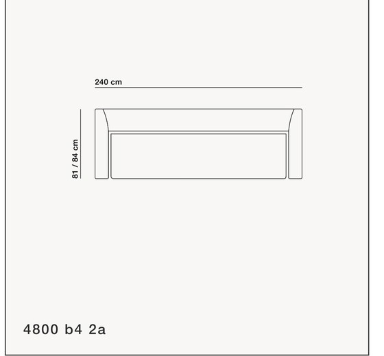 Image 1 of Gelderland 4800 3-Zitsbank Rood Leer