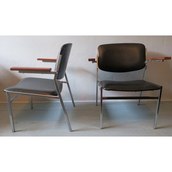 Image 1 of Paar vintage cocktailstoelen van Martin Visser, 1960