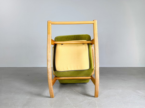 Image 1 of Originele Walter Knoll Midcentury schommelstoel vintage 1960