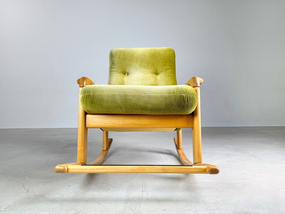 Image 1 of Originele Walter Knoll Midcentury schommelstoel vintage 1960