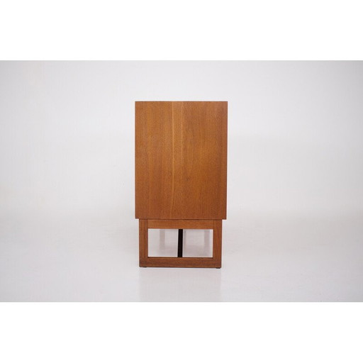 Vintage teakhouten dressoir met schuifdeuren van Børge Mogensen, Zweden 1959