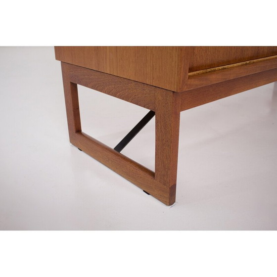 Image 1 of Vintage teakhouten dressoir met schuifdeuren van Børge Mogensen, Zweden 1959