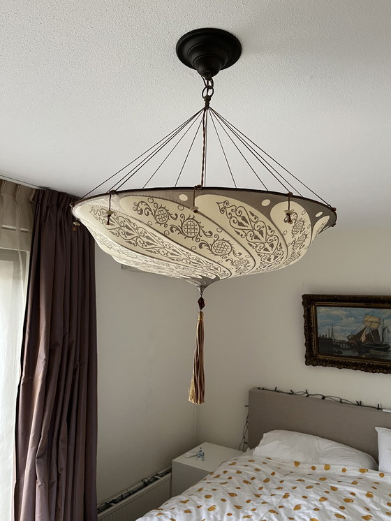 Image 1 of Fortfuny Hanglamp Chandelier Silk Parasol