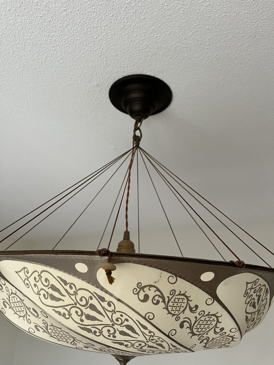 Image 1 of Fortfuny Hanglamp Chandelier Silk Parasol