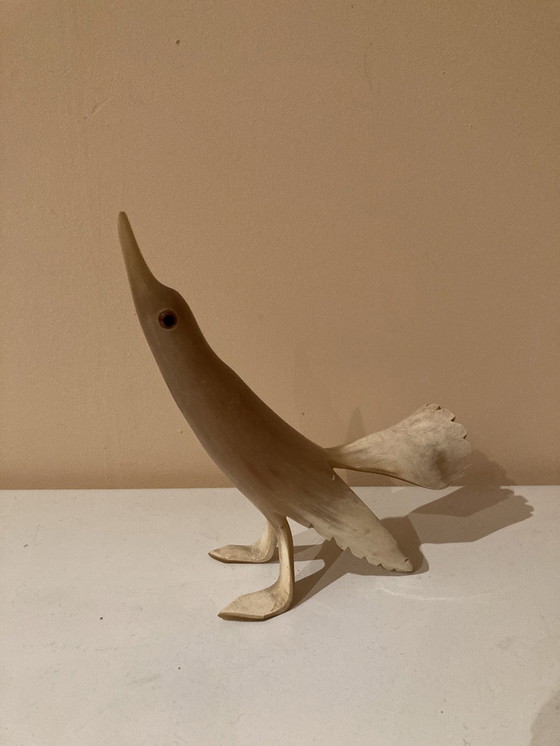 Image 1 of Vintage decoratief vogeltje Mid-century